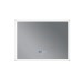 Дзеркало Mixxus FLAT MR04-100x80 з Led Touch, Anti-fog, димером, регулятором яскравості, годинником (MI6927)