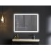 Дзеркало Mixxus FLAT MR04-100x80 з Led Touch, Anti-fog, димером, регулятором яскравості, годинником (MI6927)