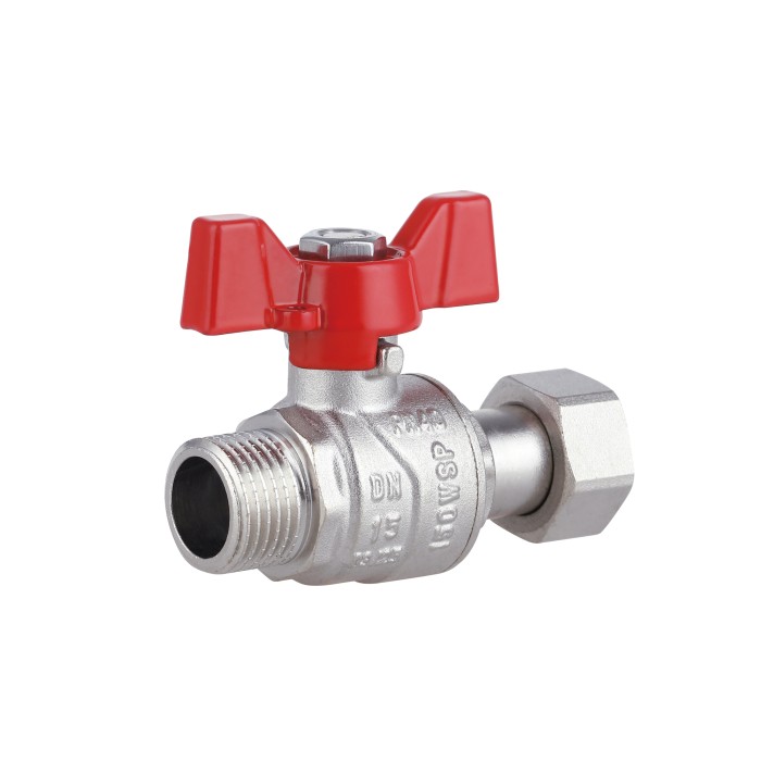 Кран кульовий з накидною гайкою Thermo Alliance Forte 1/2" ВЗ для води прямий SF261W15 Кран кульовий з накидною гайкою Thermo Alliance Forte 1/2" ВЗ для води прямий SF261W15