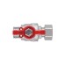 Кран кульовий з накидною гайкою Thermo Alliance Forte 1/2" ВЗ для води прямий SF261W15