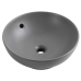 Раковина накладна Mixxus Premium TOPPER-0201 GRAY 410x410x165mm з переливом (MP6649)