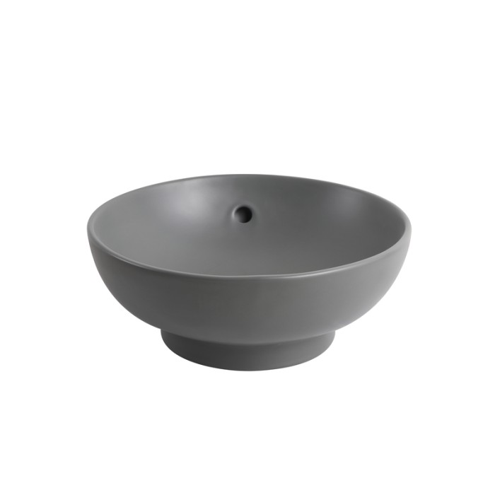 Раковина накладна Mixxus Premium TOPPER-0201 GRAY 410x410x165mm з переливом (MP6649) Раковина накладна Mixxus Premium TOPPER-0201 GRAY 410x410x165mm з переливом (MP6649)