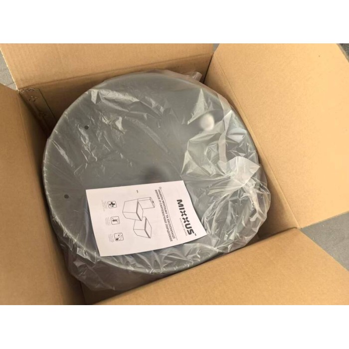 Раковина накладна Mixxus Premium TOPPER-0201 GRAY 410x410x165mm з переливом (MP6649) Раковина накладна Mixxus Premium TOPPER-0201 GRAY 410x410x165mm з переливом (MP6649)