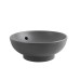 Раковина накладна Mixxus Premium TOPPER-0201 GRAY 410x410x165mm з переливом (MP6649)