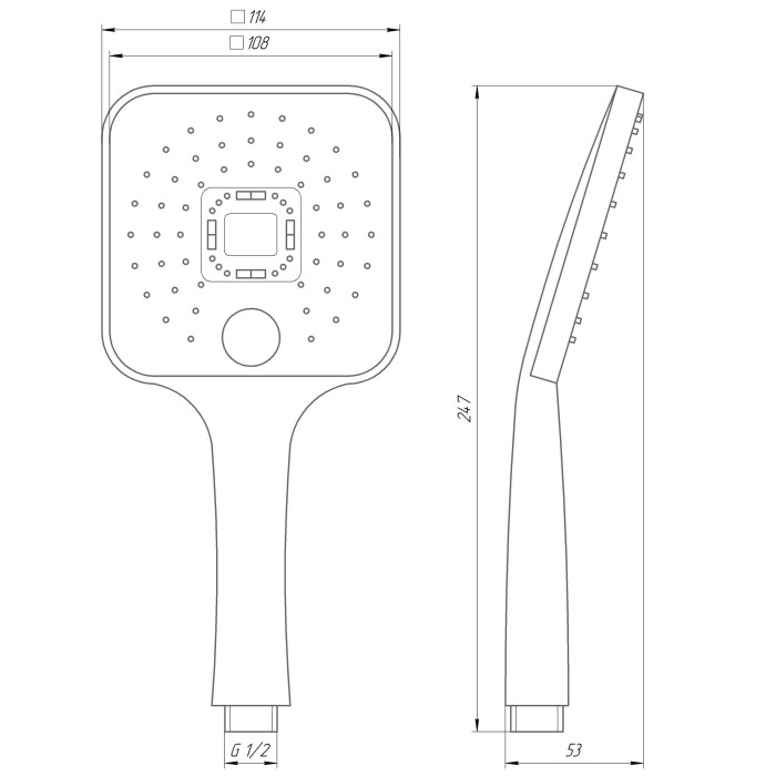 Душова лійка Globus Lux NS-003-00 Душова лійка Globus Lux NS-003-00