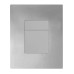 Панель змиву Koer KT-0607-01 157x198x10mm пластикова, кнопка квадратна (колір хром) (KR5344)