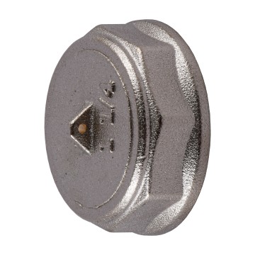 Заглушка 1 1/4″В нікельована під пломбу-NC601P OPTIMUM
