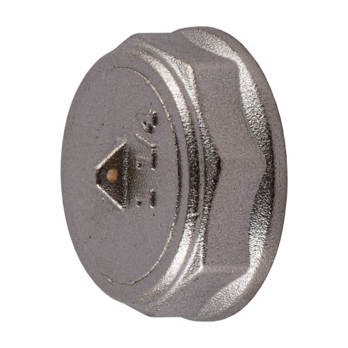 Заглушка 1 1/4″В нікельована під пломбу-NC601P OPTIMUM
