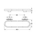 Тримач для рушників Grohe Selection (41058000)