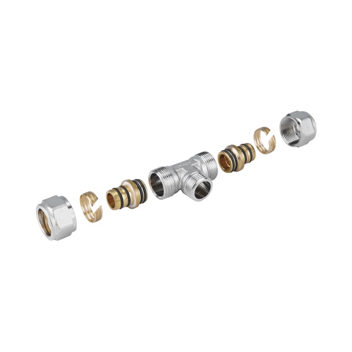 Трійник обжимний Icma 20х1/2"х20 ЗР №547 Трійник обжимний Icma 20х1/2"х20 ЗР №547