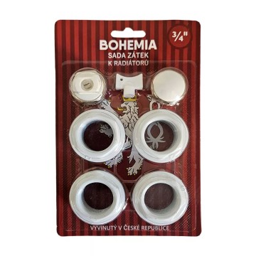 Комплект футорок 1"х3/4" до радіаторів BOHEMIA {25}