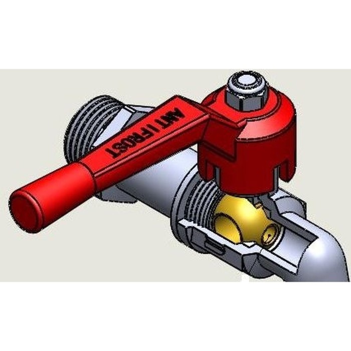 Кран SELBA кульовий для поливу 1/2″ SL1583 Antifrost Кран SELBA кульовий для поливу 1/2″ SL1583 Antifrost