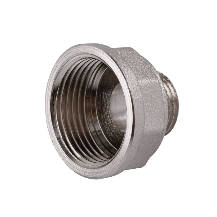 Перехідник редукційний 1″х1/2″ВЗ нікельований восьмигранний NK533O OPTIMUM Перехідник редукційний 1″х1/2″ВЗ нікельований восьмигранний NK533O OPTIMUM