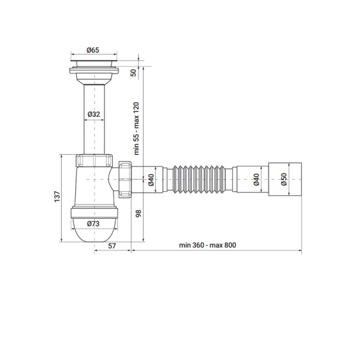 Сифон для раковини Zerix SU-01 з ревізією (Колір білий) 1 1/4'' (ZX4947) Сифон для раковини Zerix SU-01 з ревізією (Колір білий) 1 1/4'' (ZX4947)