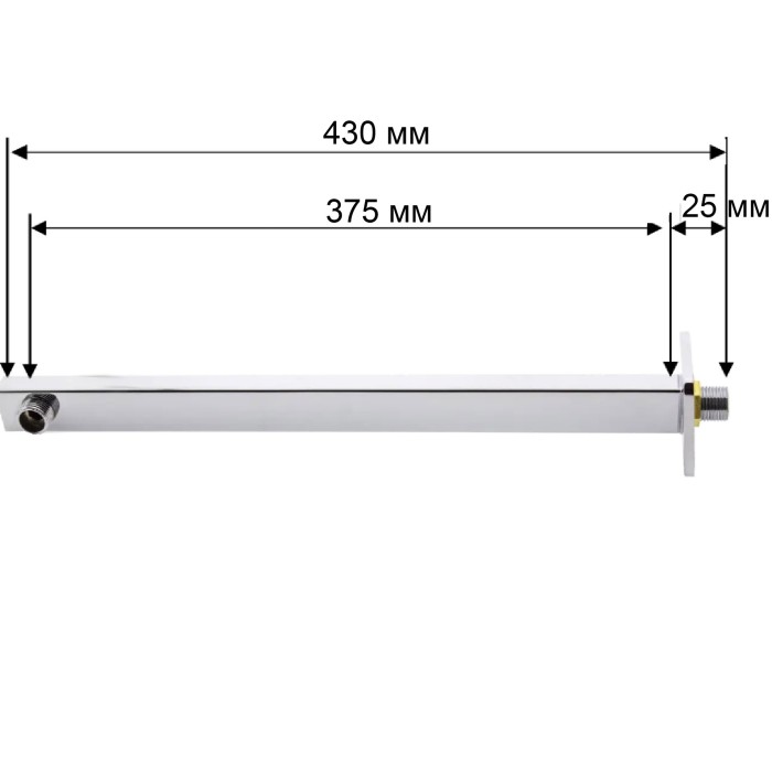 Кронштейн душової лійки Globus Lux BTL-400-00 Кронштейн душової лійки Globus Lux BTL-400-00