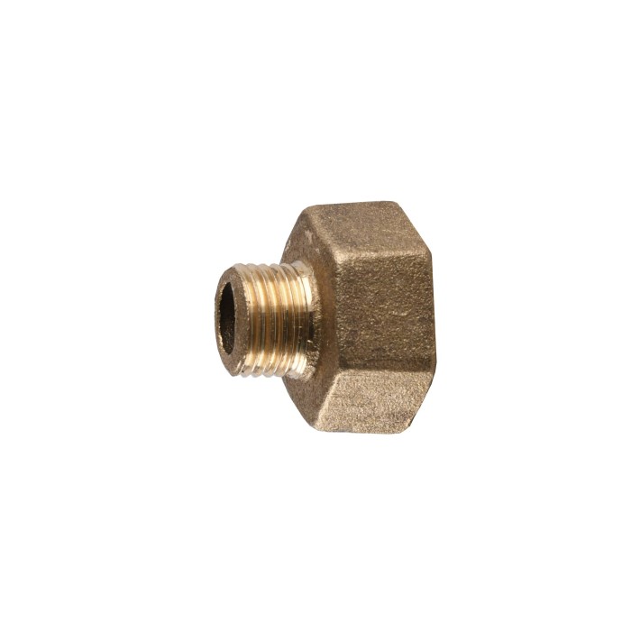Перехідник редукційний 1/2″х1/4″ВЗ латунний LP313S OPTIMUM Перехідник редукційний 1/2″х1/4″ВЗ латунний LP313S OPTIMUM