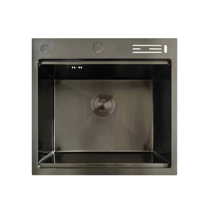 Мийка Mixxus MH5050-SK Nano-Black з н.ст.зі сходинкою для сушарки, з підст.під ножі(графіт) (MX1940) Мийка Mixxus MH5050-SK Nano-Black з н.ст.зі сходинкою для сушарки, з підст.під ножі(графіт) (MX1940)
