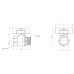 Кран кульовий Thermo Alliance Standart 1" ВЗ для води (метелик) SD607NW25PN40