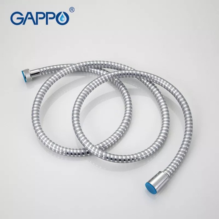 Полімерний шланг для душу GAPPO G42, 1500 мм, сірий/хром Полімерний шланг для душу GAPPO G42, 1500 мм, сірий/хром