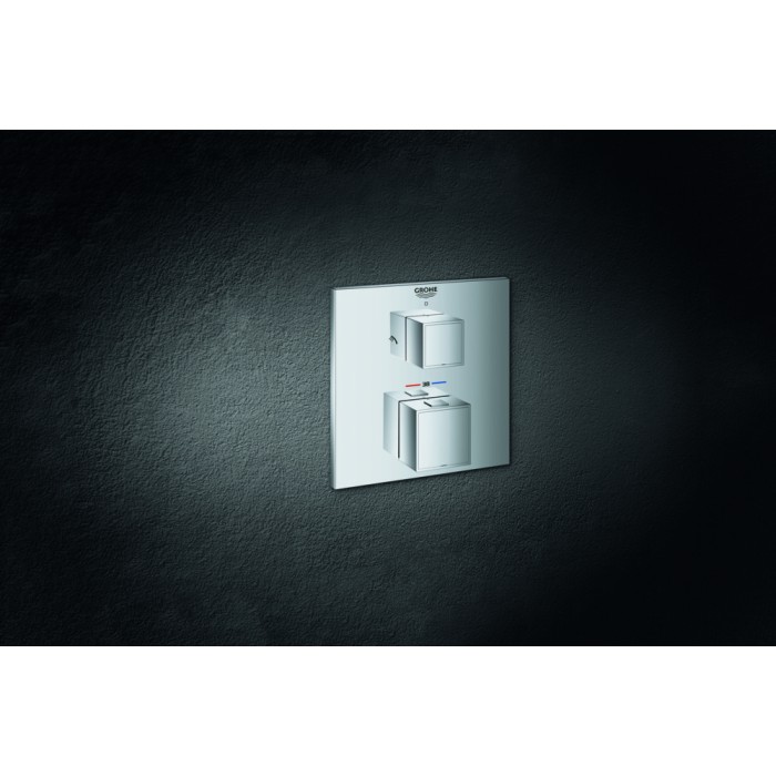 Термостат прихованого монтажу на 2 споживача Grohe Grohtherm Cube (24154000) Термостат прихованого монтажу на 2 споживача Grohe Grohtherm Cube (24154000)