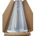 Бокс душовий без гідромасажу Mixxus STRONG SB02-90x90x215-GR SATIN з низьким піддоном (MI6887)