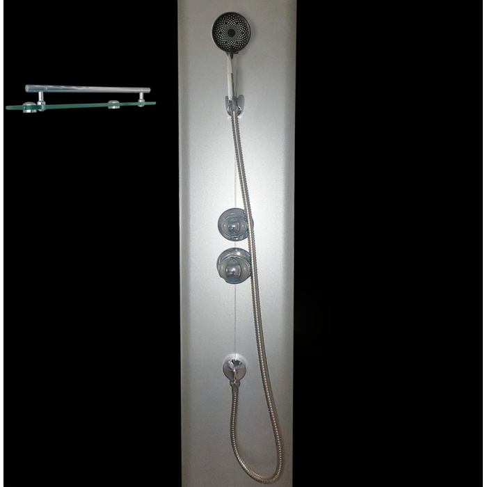 Бокс душовий без гідромасажу Mixxus STRONG SB02-90x90x215-GR SATIN з низьким піддоном (MI6887) Бокс душовий без гідромасажу Mixxus STRONG SB02-90x90x215-GR SATIN з низьким піддоном (MI6887)