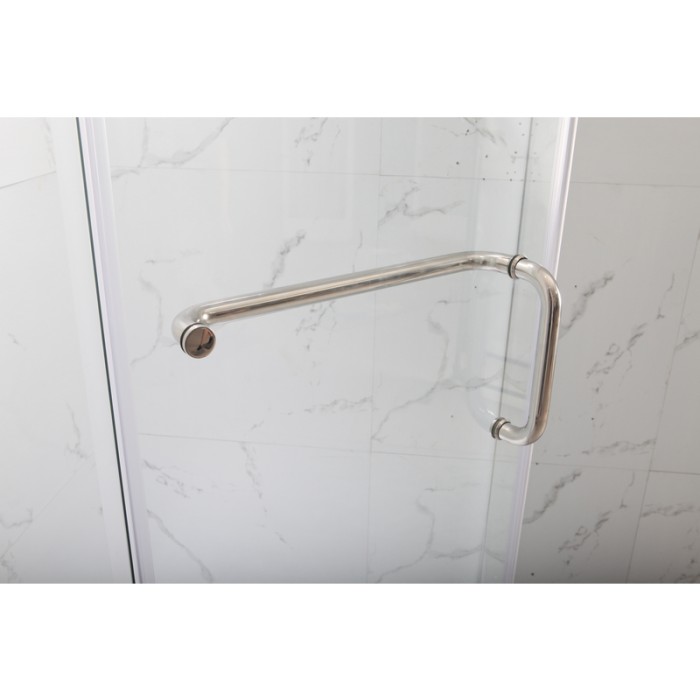 Душова кабіна з низьким піддоном Mixxus LINES SCT01-90x90x198-TR CHROME прозоре скло 6мм NEW (в 2 ящ) (MI8370)