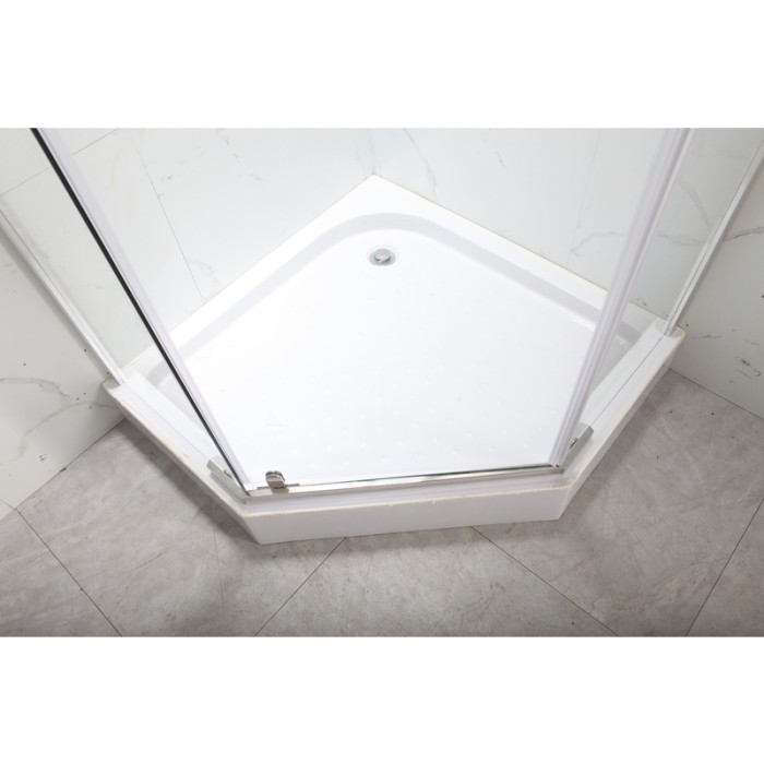 Душова кабіна з низьким піддоном Mixxus LINES SCT01-90x90x198-TR CHROME прозоре скло 6мм NEW (в 2 ящ) (MI8370)