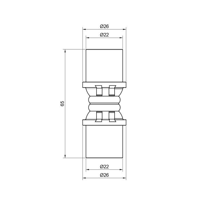 Муфта прес Icma 20 №400 Муфта прес Icma 20 №400
