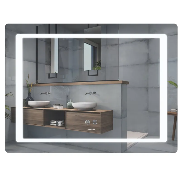 Дзеркало Mixxus STYLE MR13-80x60-Reverse з Led Touch, Anti-fog, димером, регулятором яскравості (MI6666) Дзеркало Mixxus STYLE MR13-80x60-Reverse з Led Touch, Anti-fog, димером, регулятором яскравості (MI6666)