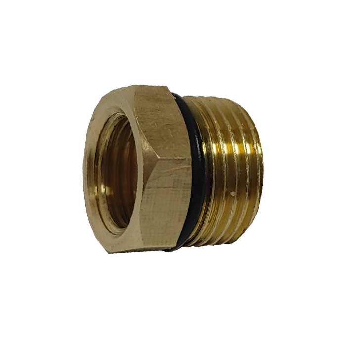 Футорка 3/8″х1/4″ЗВ латунна (манометр) 729Б Футорка 3/8″х1/4″ЗВ латунна (манометр) 729Б