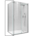 Бічна стінка до кабіни Koer SR SW01-90x200-TR-07 прозоре скло Easy Clean 8мм, графіт (KR5382)