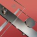 Бічна стінка до кабіни Koer SR SW01-90x200-TR-07 прозоре скло Easy Clean 8мм, графіт (KR5382)