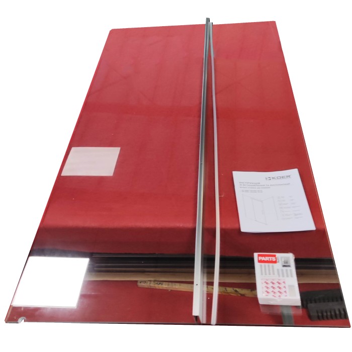 Бічна стінка до кабіни Koer SR SW01-90x200-TR-07 прозоре скло Easy Clean 8мм, графіт (KR5382) Бічна стінка до кабіни Koer SR SW01-90x200-TR-07 прозоре скло Easy Clean 8мм, графіт (KR5382)