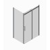 Бічна стінка до кабіни Koer SR SW01-90x200-TR-07 прозоре скло Easy Clean 8мм, графіт (KR5382)