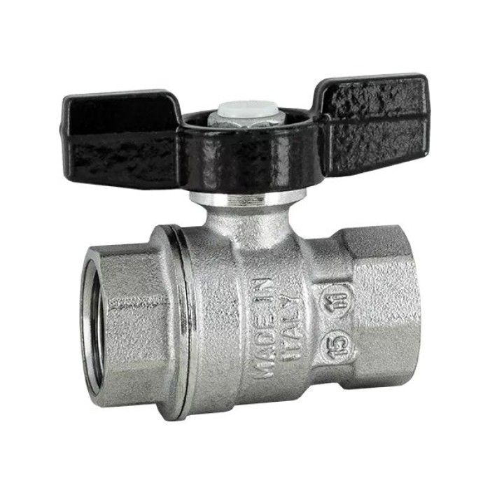Кран кульовий Officine Rigamonti Aurea PN28 1" вн.-вн., метелик (1110.025) Кран кульовий Officine Rigamonti Aurea PN28 1" вн.-вн., метелик (1110.025)