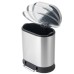 Відро для сміття з плавним закриттям овальне Mixxus Premium Strong-TC0105 SS Color 5л колір наржавійка (MI7080)