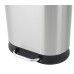 Відро для сміття з плавним закриттям овальне Mixxus Premium Strong-TC0105 SS Color 5л колір наржавійка (MI7080)