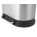 Відро для сміття з плавним закриттям овальне Mixxus Premium Strong-TC0105 SS Color 5л колір наржавійка (MI7080)