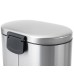 Відро для сміття з плавним закриттям овальне Mixxus Premium Strong-TC0105 SS Color 5л колір наржавійка (MI7080)
