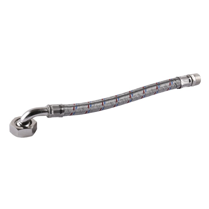 Шланг антивібраційний кутовий 1″x1/2″ ВЗ 0,3м GNP1191 Шланг антивібраційний кутовий 1″x1/2″ ВЗ 0,3м GNP1191