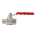 Кран кульовий ГШВ Koer Extreme KE.215-15 - 1/2" FM ручка "важіль" червона (KR5750)