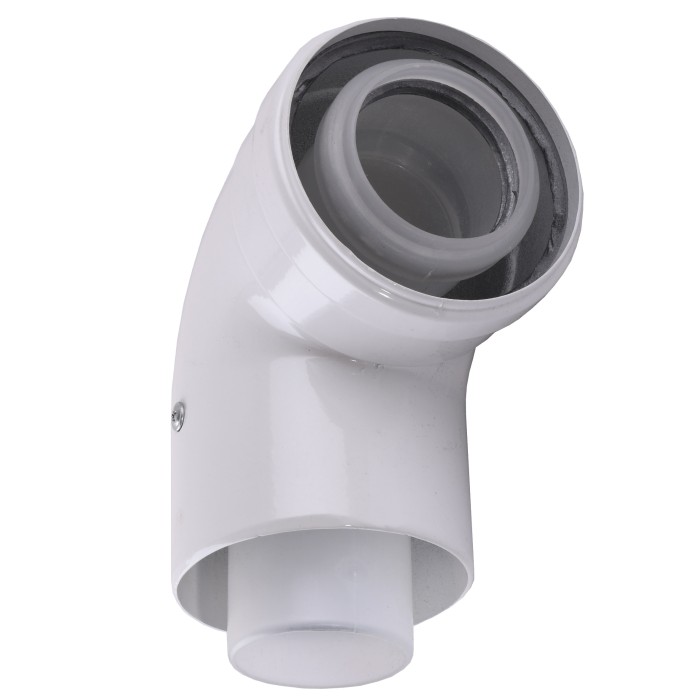 Коліно 90 градусів, d=60/100 mm CE.00.34 C Конденсаційне Коліно 90 градусів, d=60/100 mm CE.00.34 C Конденсаційне