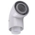 Коліно 90 градусів, d=60/100 mm CE.00.34 C Конденсаційне