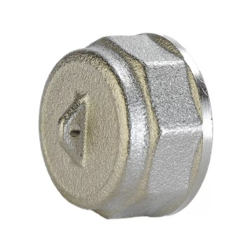 Заглушка    1/2" В нік. VLMZ (L-71) {200/100}