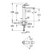 Змішувач на стільницю для раковини XL-розміру Grohe Eurosmart Cosmopolitan (23921000)