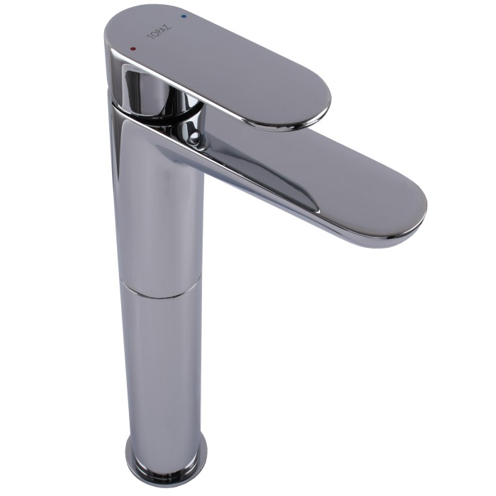 Змішувач для умивальника TOPAZ BARTS TB 07203-H36 високий H-305мм ,на гайці,шланги TAQ-M1055,D35 Змішувач для умивальника TOPAZ BARTS TB 07203-H36 високий H-305мм ,на гайці,шланги TAQ-M1055,D35