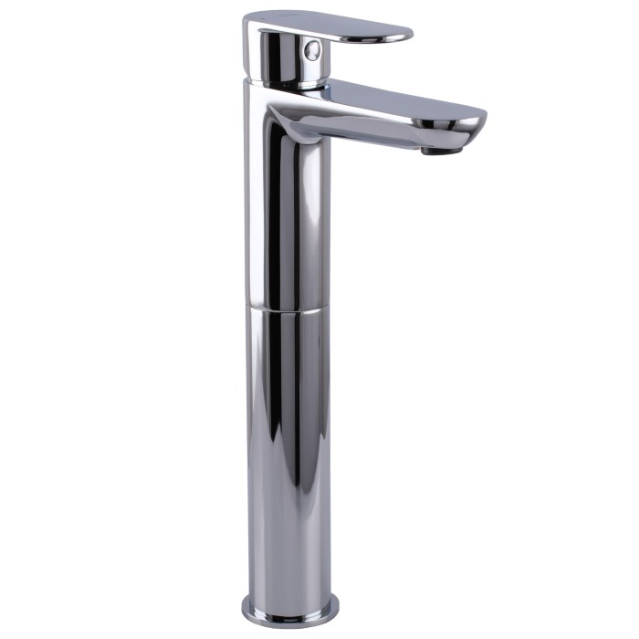Змішувач для умивальника TOPAZ BARTS TB 07203-H36 високий H-305мм ,на гайці,шланги TAQ-M1055,D35 Змішувач для умивальника TOPAZ BARTS TB 07203-H36 високий H-305мм ,на гайці,шланги TAQ-M1055,D35