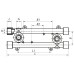 Планка монтажна прохідна 20x1 / 2F Koer K0128.PRO (KP0154)