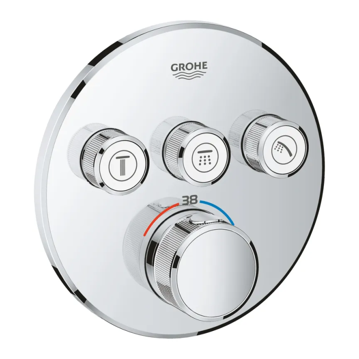 Термостат прихованого монтажу на 3 споживача Grohe Grohtherm SmartControl (29121000) Термостат прихованого монтажу на 3 споживача Grohe Grohtherm SmartControl (29121000)